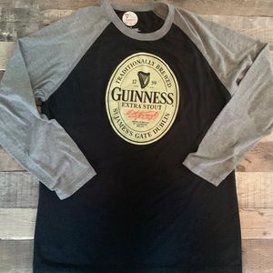 Guinness long sleeve ringer tee